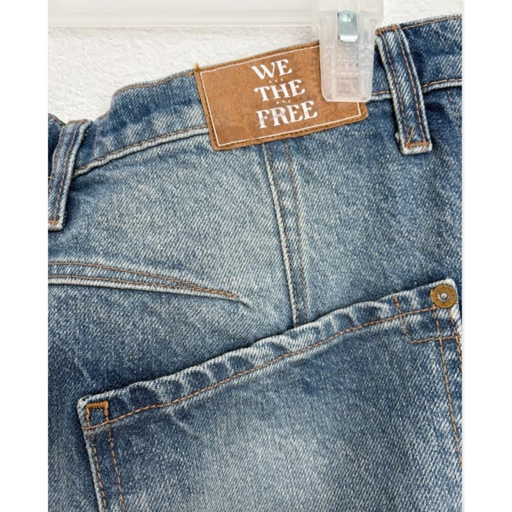 Womens NWOT We The Free Good Luck Mid Rise Barrel Jeans Size 30 - Picture 7 of 9